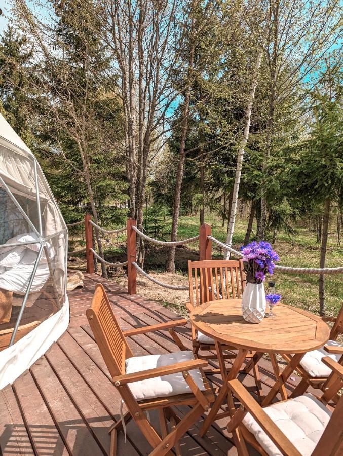 Отель Medve Dome - Luxury Camping In The Middle Of Nature Влэхица Экстерьер фото